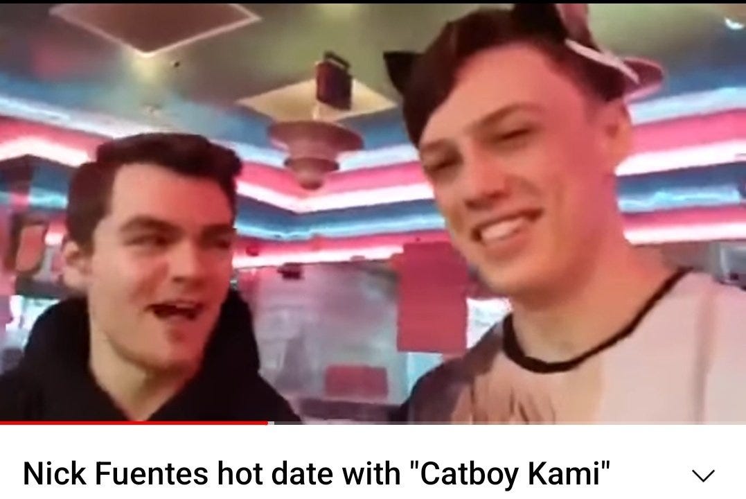 Nick j fuentes catboy kami