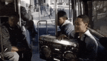 Radio in bus gif