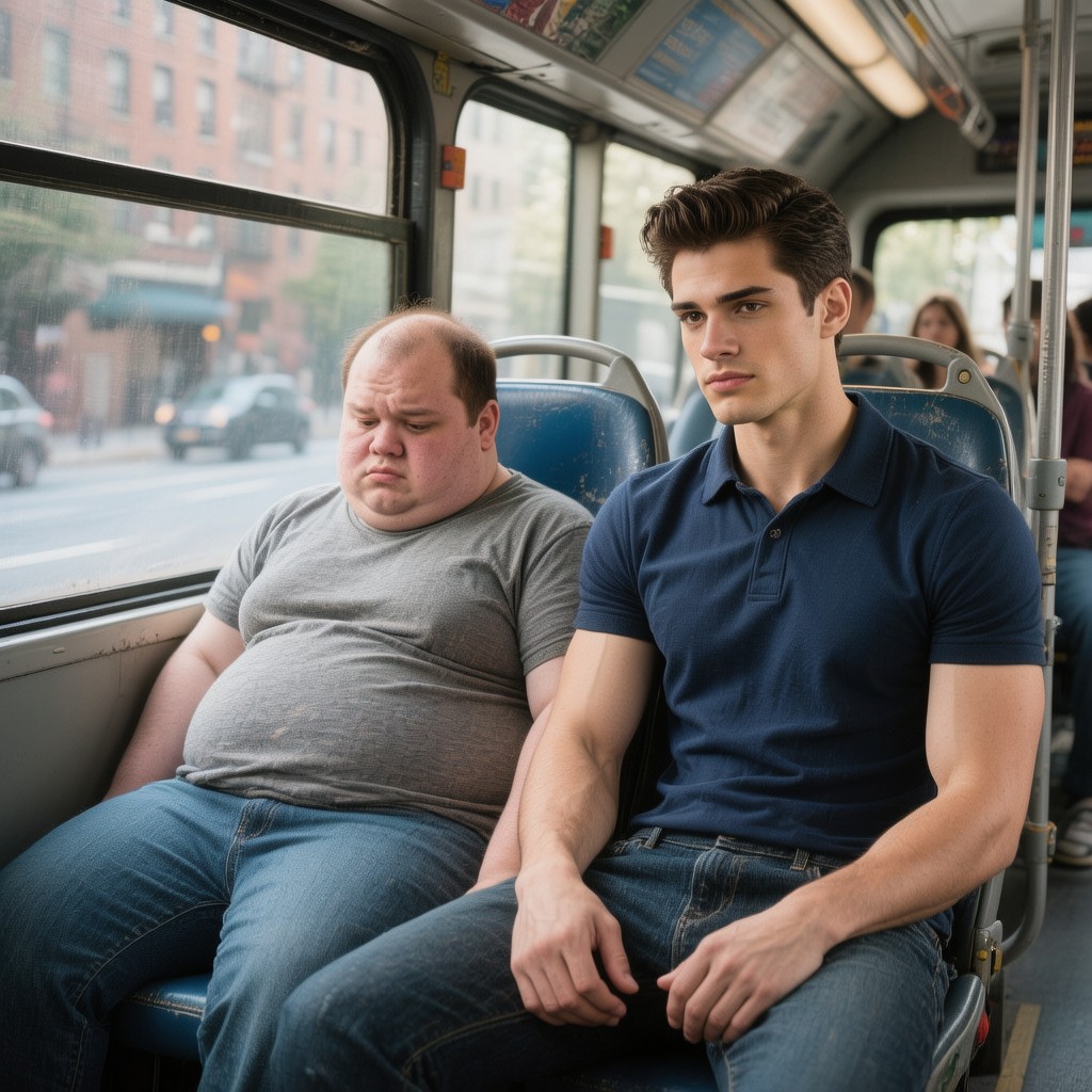 Hunyuan image 30 a Short chubby baldi