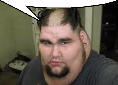 Speech bubble fat
