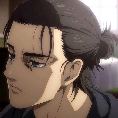 Can Asian rock Eren Yeager man bun long hairstyle? | Looksmax.org - Men ...