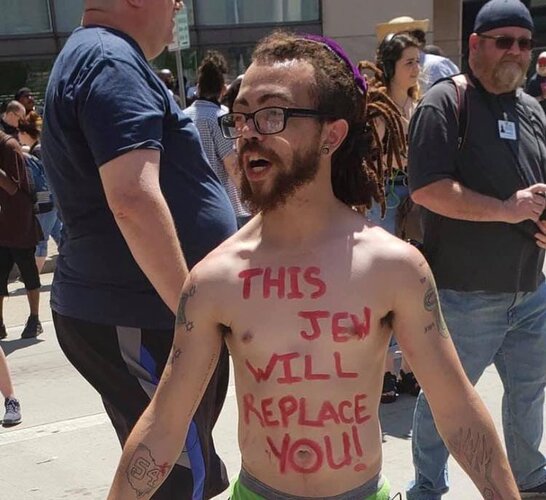 This jew vill replace you