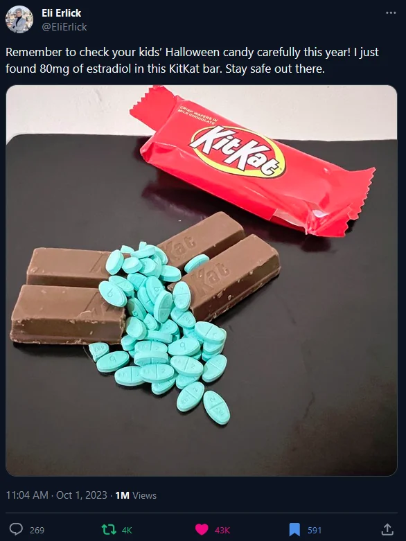 Remember to check your kids halloween candy carefully this v0 0btm5zhl9mxb1