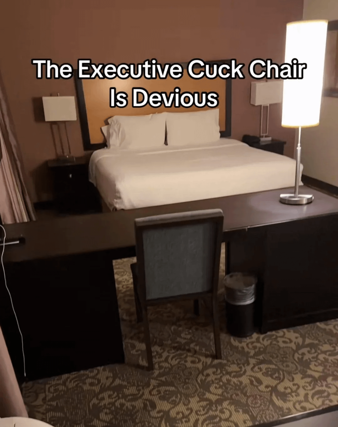 I just said the cuck chair is my representation its my v0 sxsdiap8dtie1