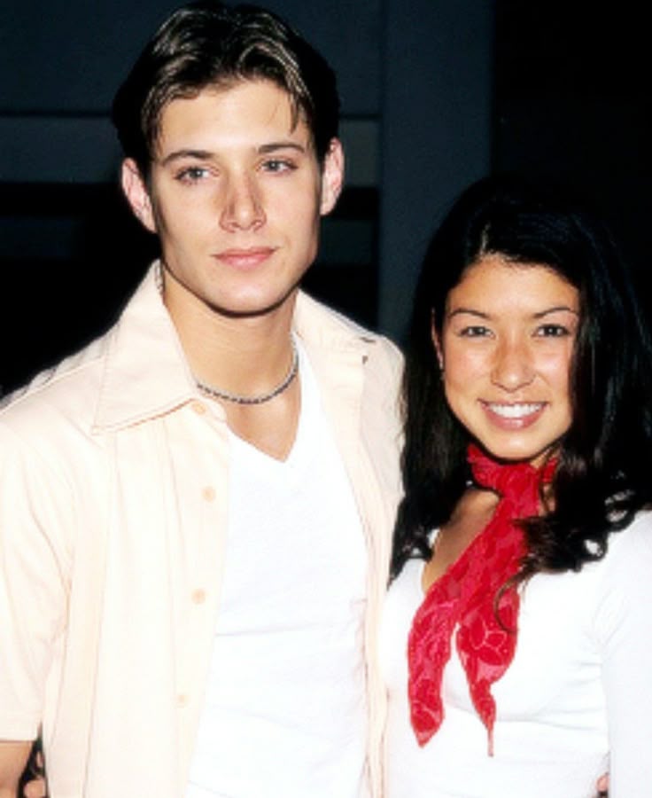 4982881 young Jensen Ackles with Lisa Rideg on February 1998