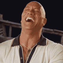 Laughing dwayne johnson