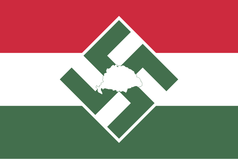 Flag of the Hungarian National Socialist Agricultural Labourers and Workers Party 1932 1933