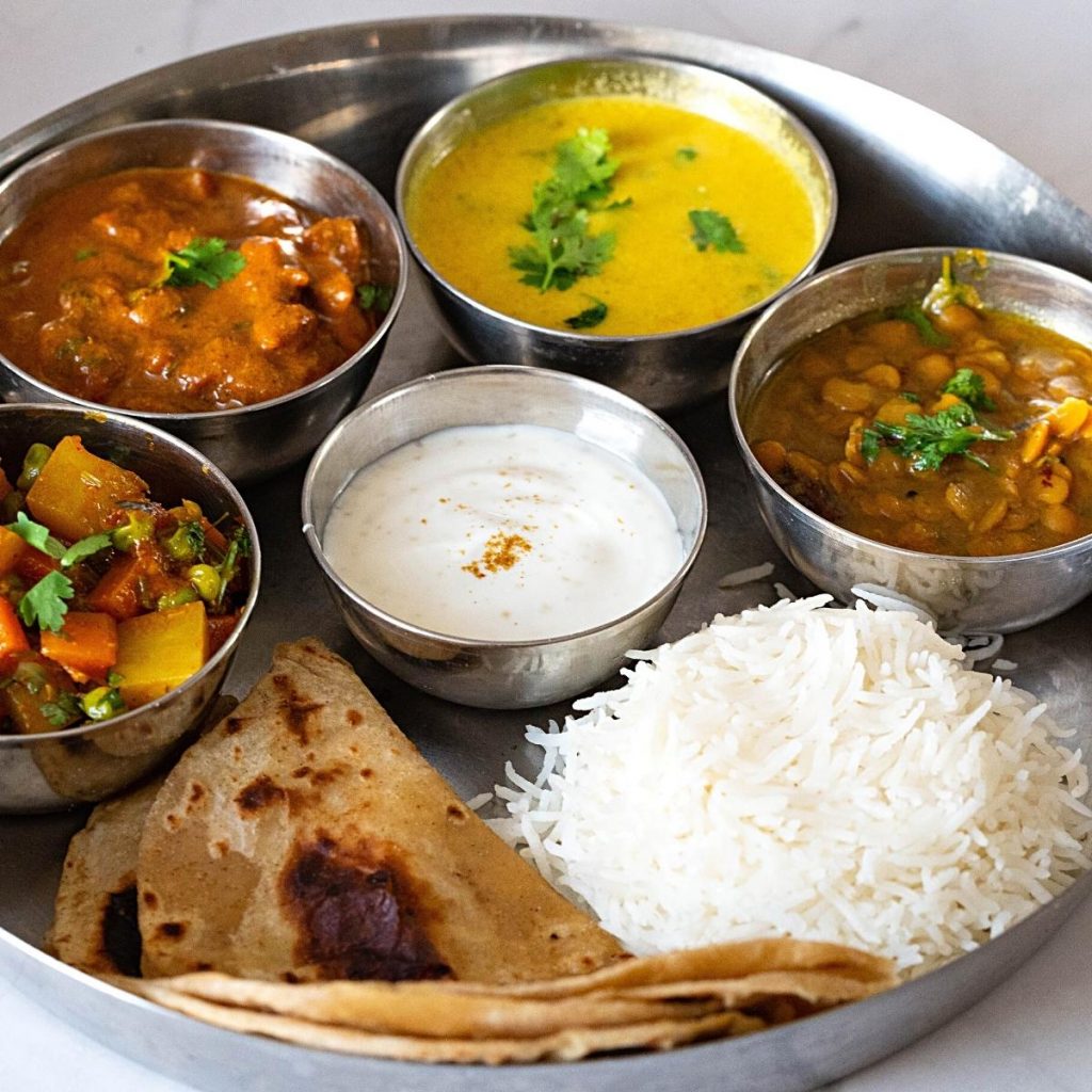 How to Make North Indian Thali Vegetarian 7 1024x1024