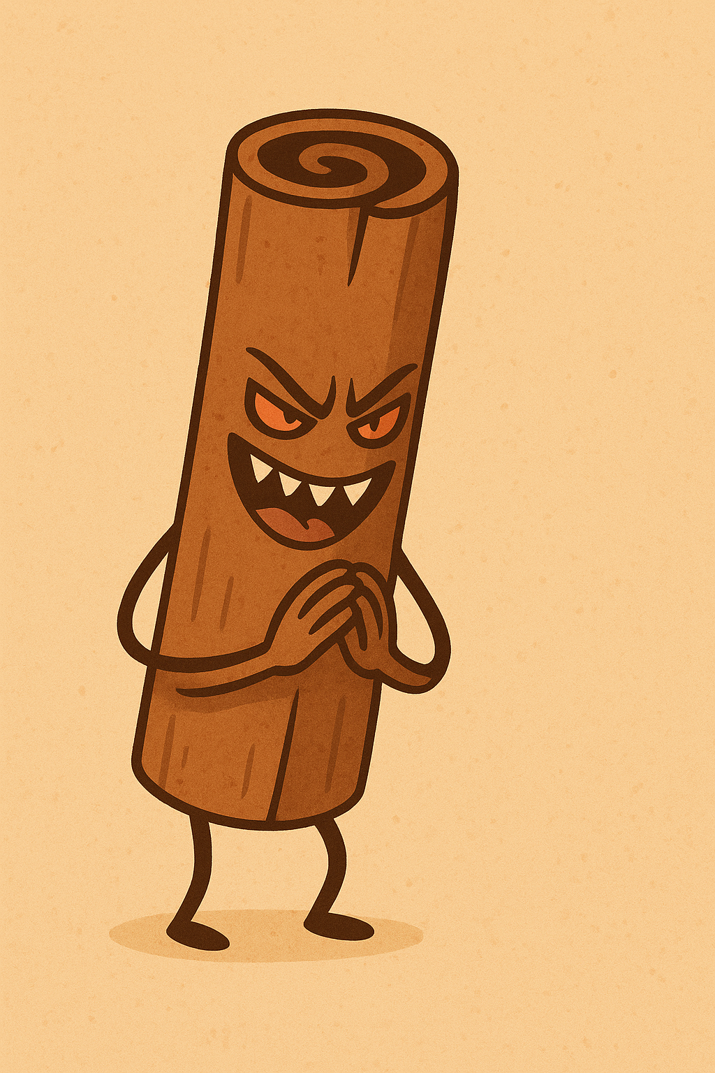 Sinister Cinnamon Stick Character