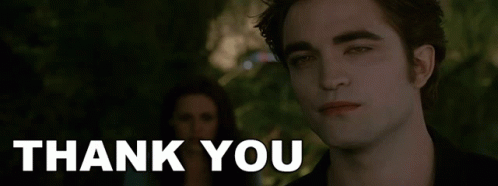 Thank you edward cullen