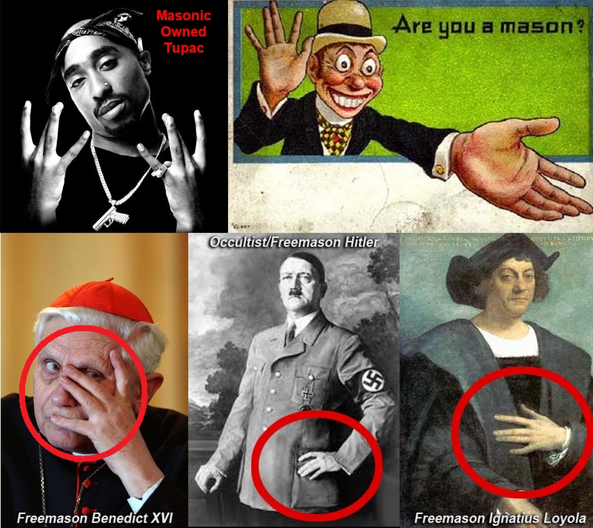 Freemason M Hand sign Hitler 2