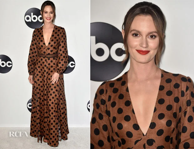 Leighton Meester In Zimmermann Disney ABC Television Hosts TCA Summer Press Tour