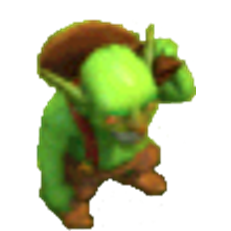 Goblin nivel 1 e 2 clash of clans