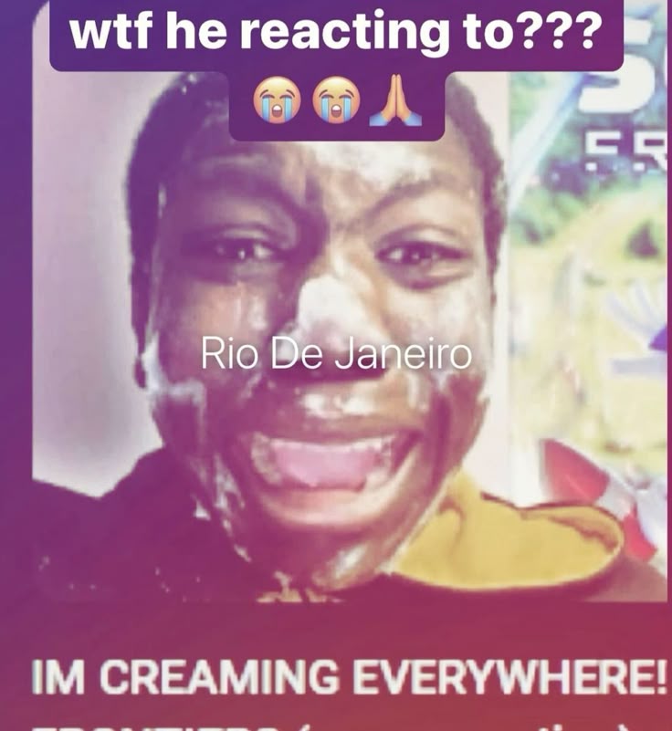 Wtf he reacting to    
