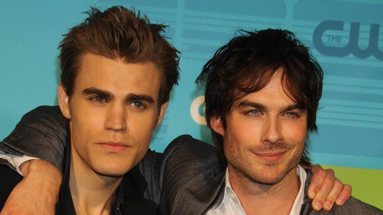 Paul wesley und ian somerhalder die ehemaligen vampir brueder arbeiten an einem gemeinsamen pr