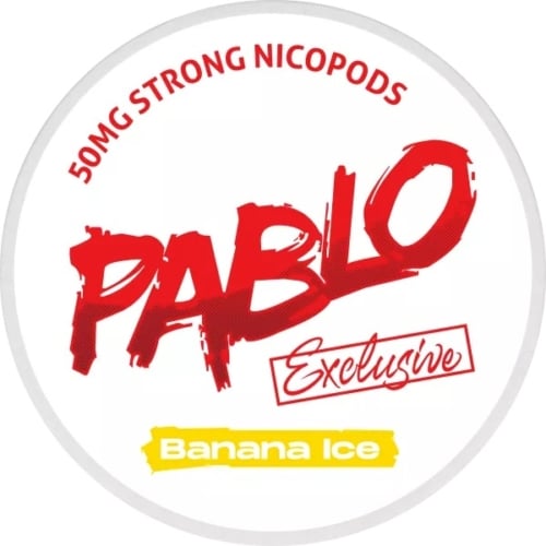 Pablo Exclusive Banana Ice 50mg e1684906443602