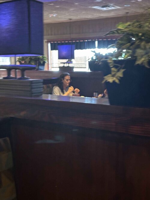 Chris and Flutter at Red Lobster