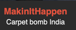 Carpet bomb india