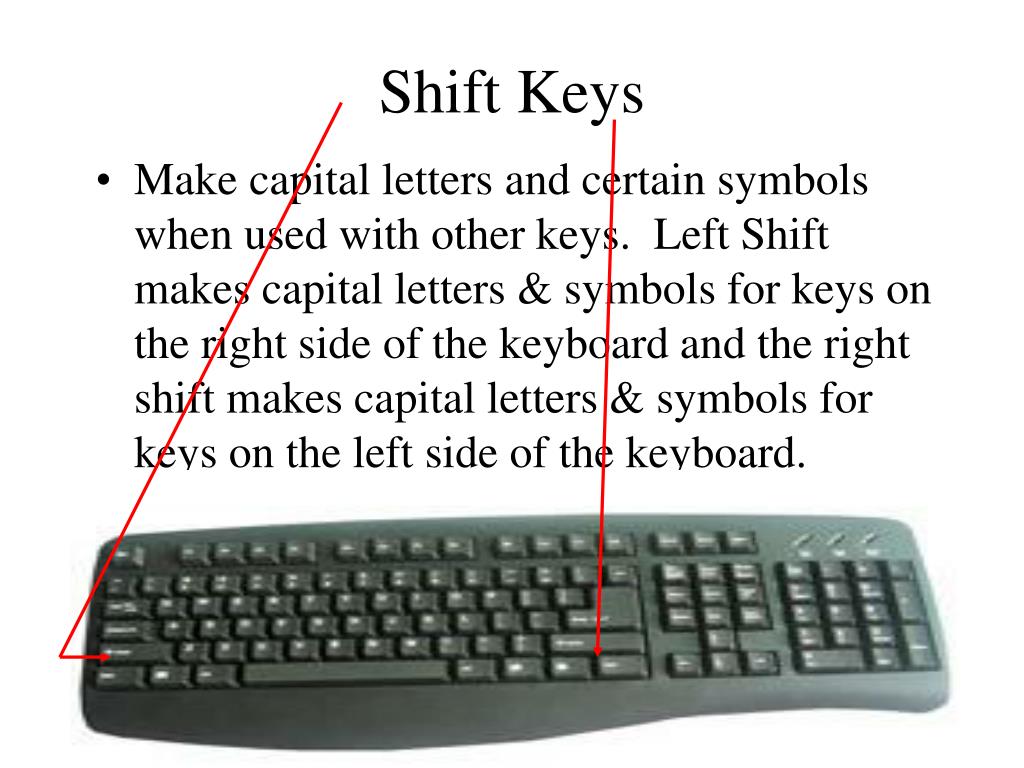 Shift keys l