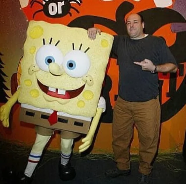 James gandolfinis love for spongebob squarepants comes from v0 4od16nctv86f1