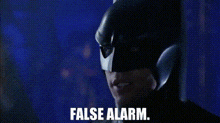 Batman forever false alarm