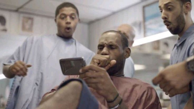 LeBron James reaction