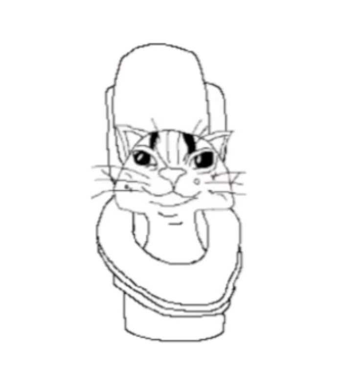 Cat silly cat skibidi