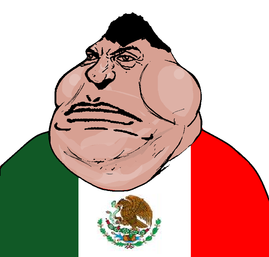 SoyBoorucom   124675   angry brown skin closed mouth fat flag mexico frown hair looking to th