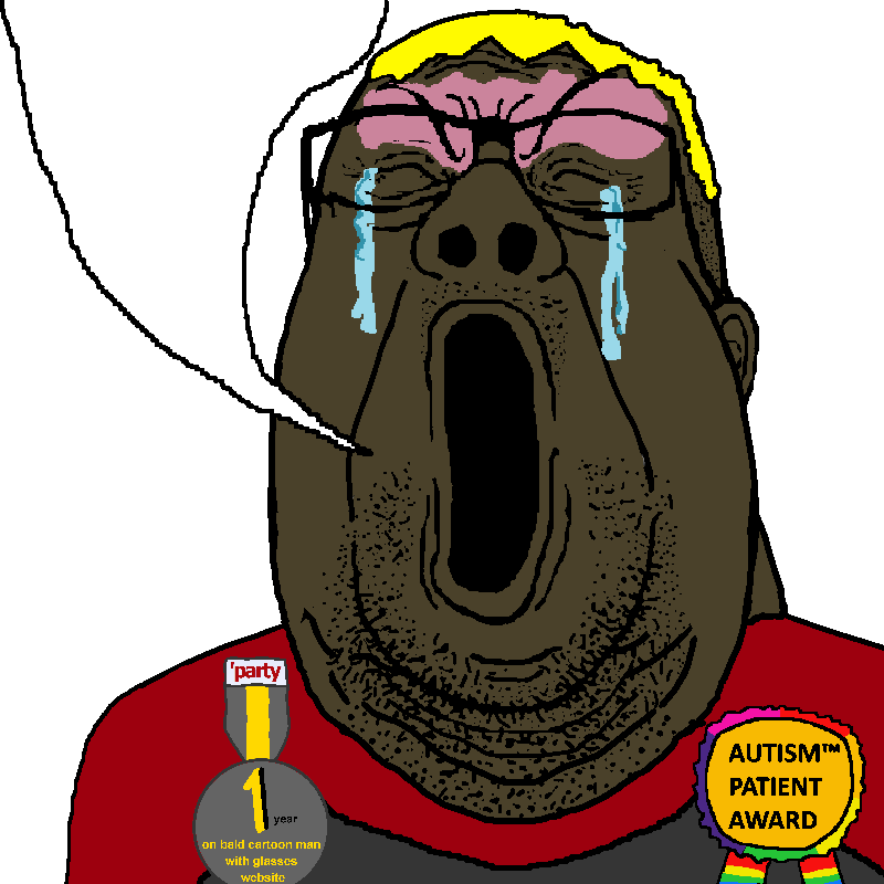 SoyBoorucom   150610   1 year on bald men with glasses website angry autism autist autistic a