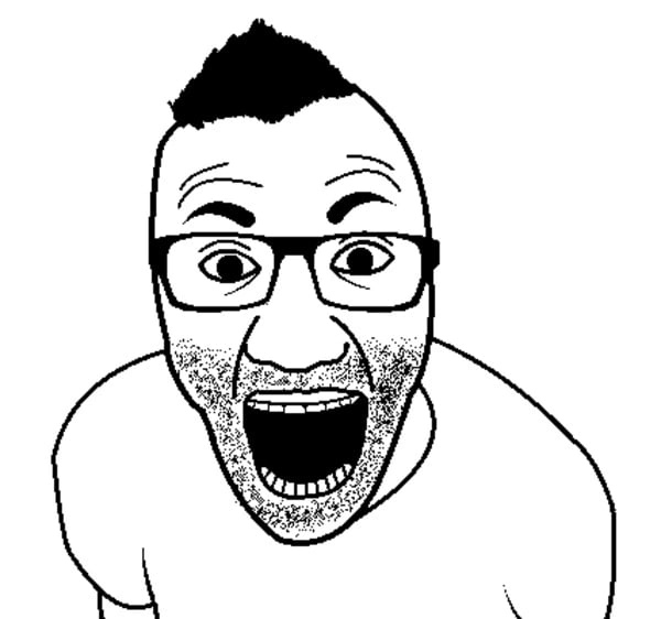 Gaping heretical retard