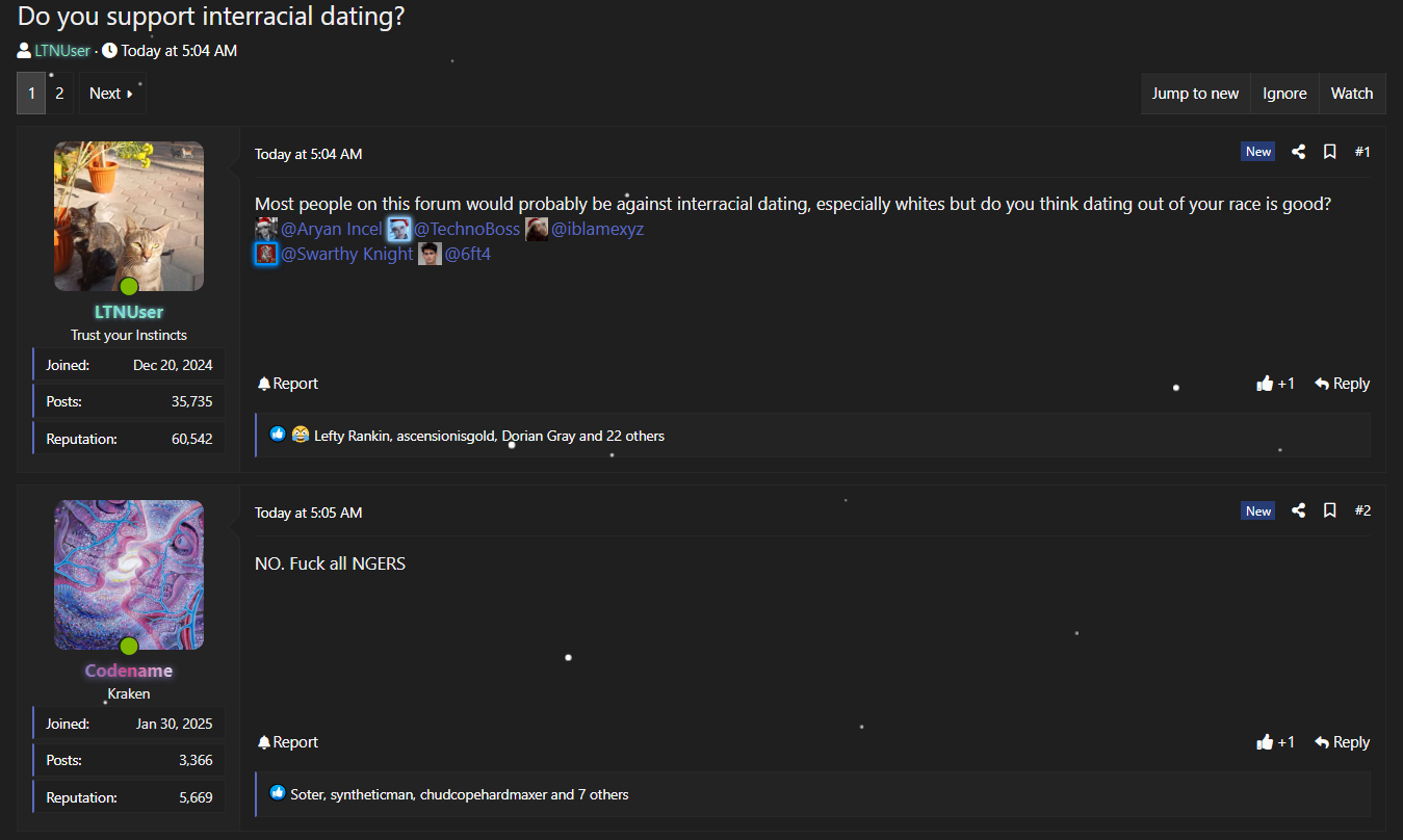 IR dating Equal only blacks JFL