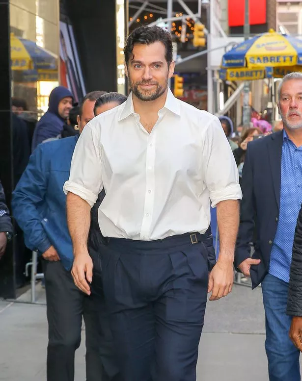 1 Henry Cavill spotted leaving Good Morning America studios in New York City