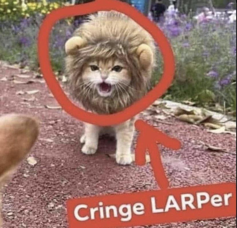 Cringe larper