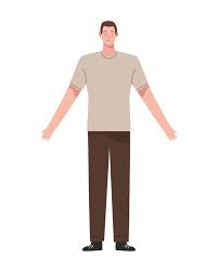 young tall man 6071608 Vector Art at ...