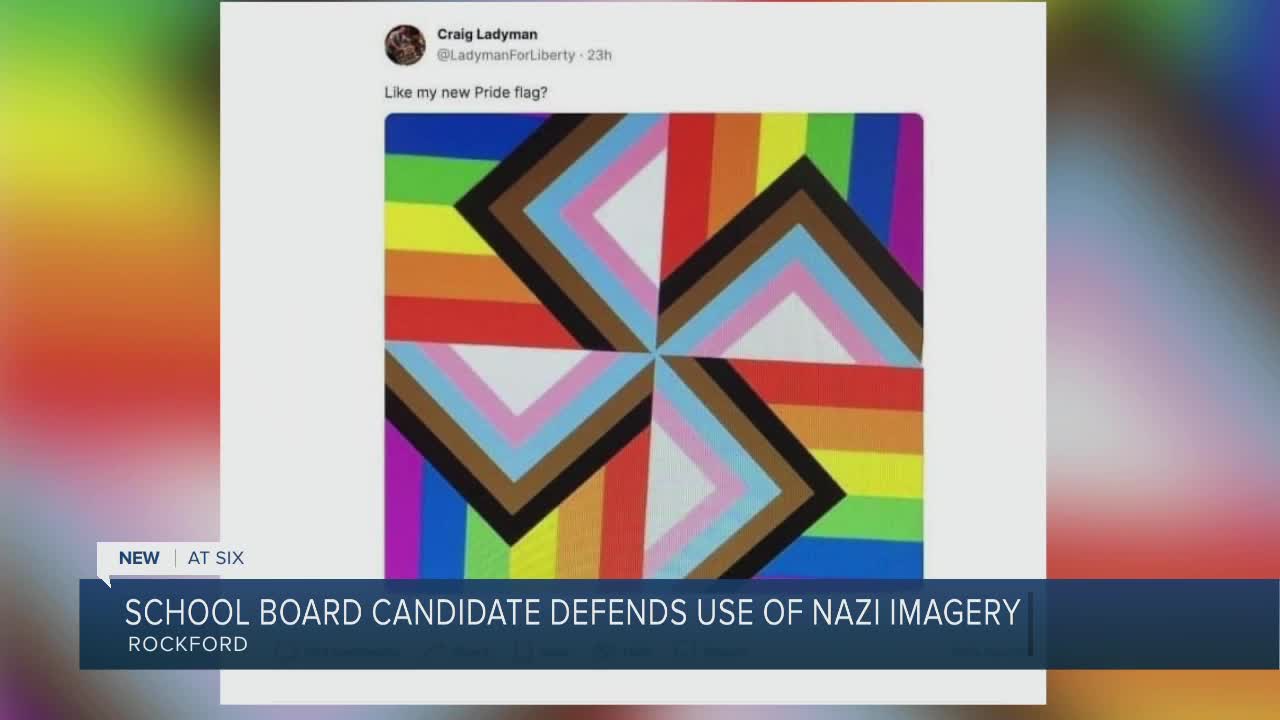 Swastika gay nazi pride flag