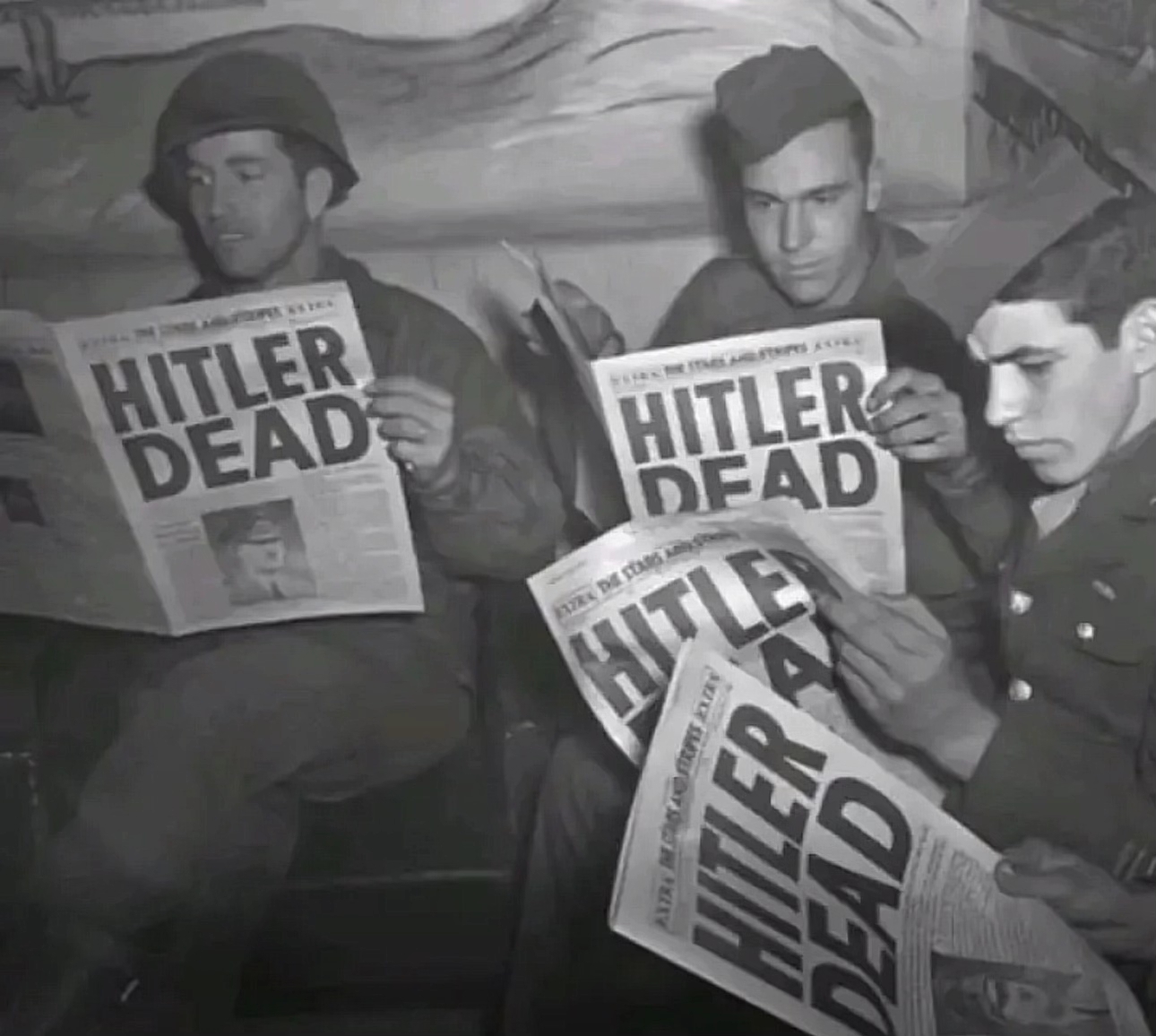 Hitler dead newspaper