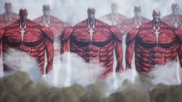 Wall Titans Rumbling AoT Anime