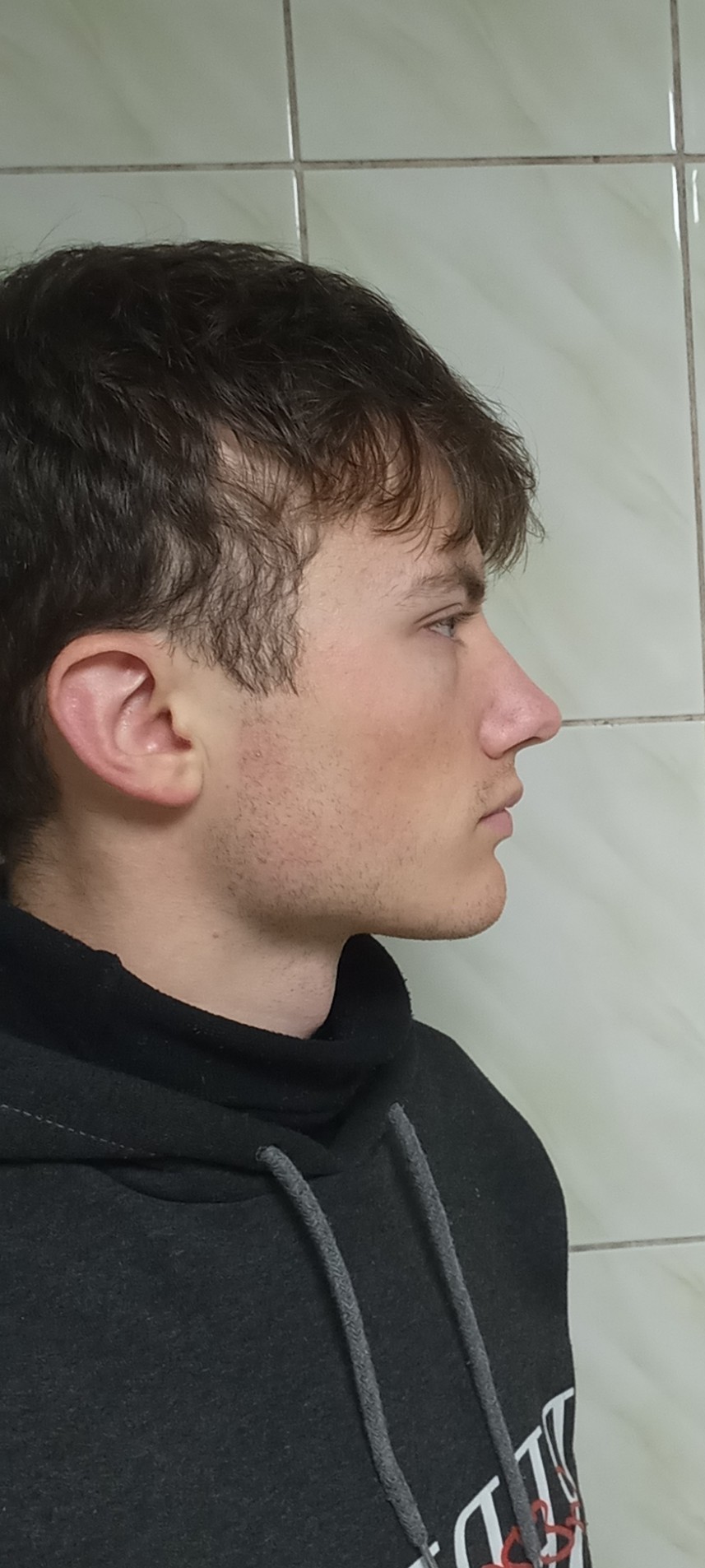 Side profile 90 degrees