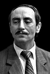 Dzhokhar Dudayev black background