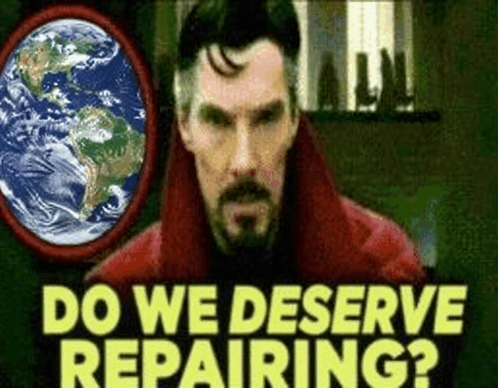 Do we deserve repai do we deserve destruction