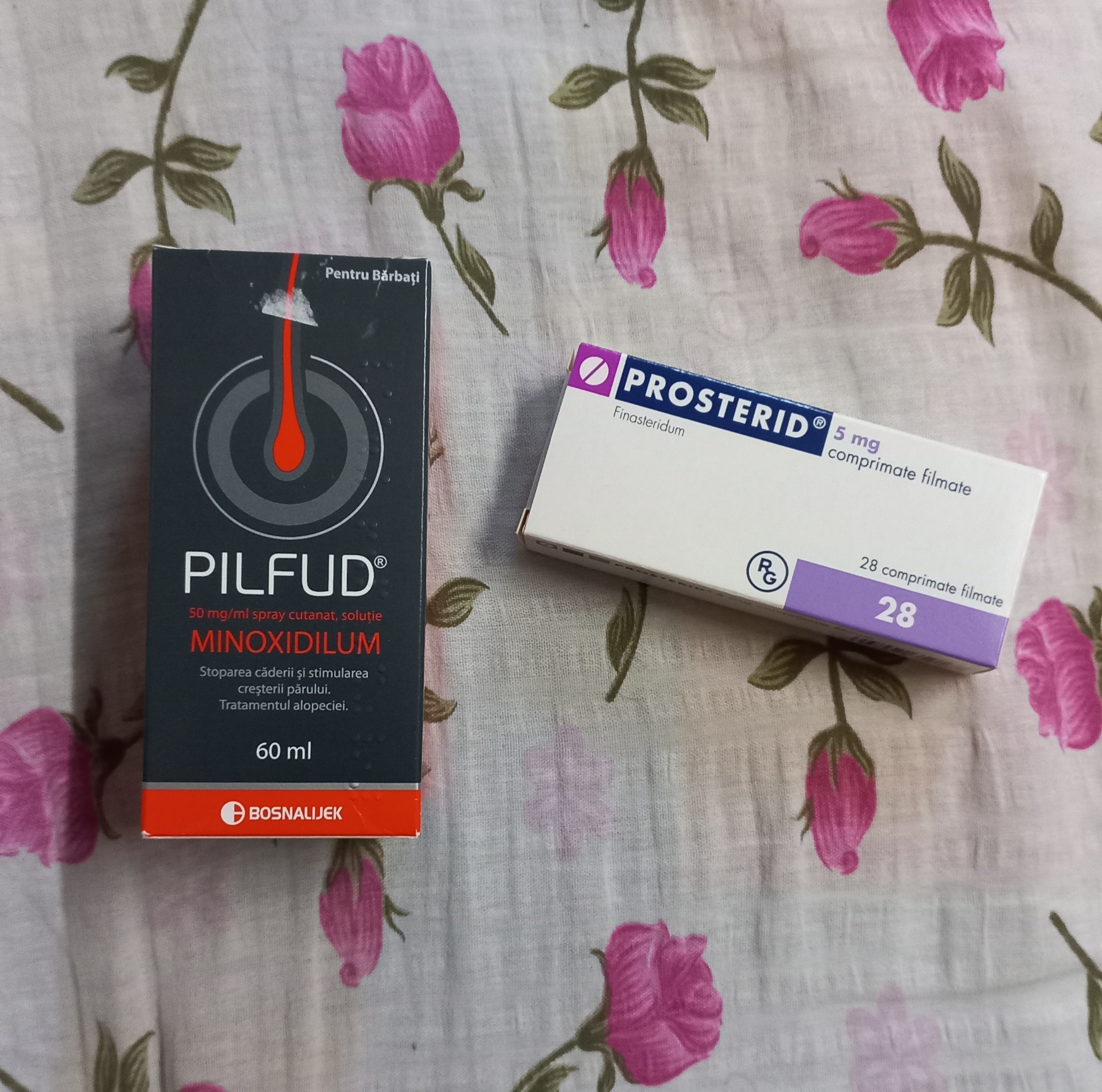Minoxidil and finasteride