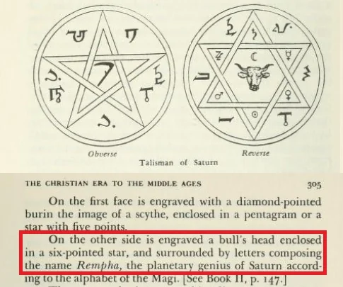 The star of remphan also known as star of david and the v0 1omrzm84juy91