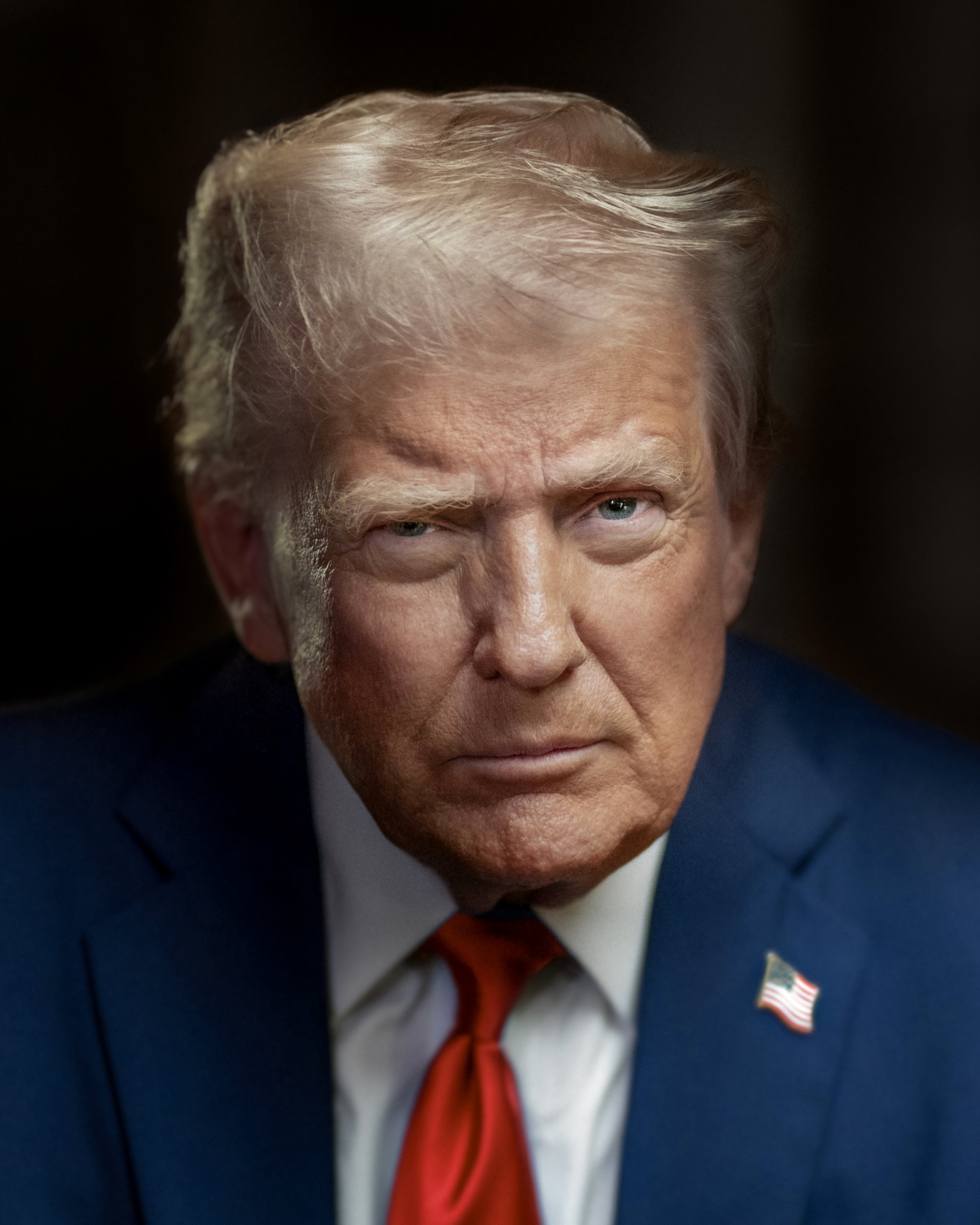 Official Presidential Portrait of President Donald J Trump 2025