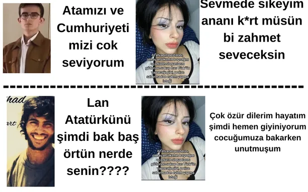 Atamz ve Cumhuriyetimizi cok seviyorum