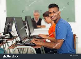 Handsome Indian College Student Typing Computer Stock Photo 141890368 |  Shutterstock