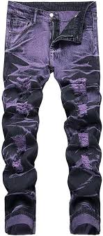 Ripped Jeans Four Seasons Denim Pants ...