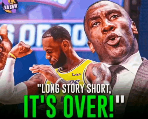 Its over long story short its over