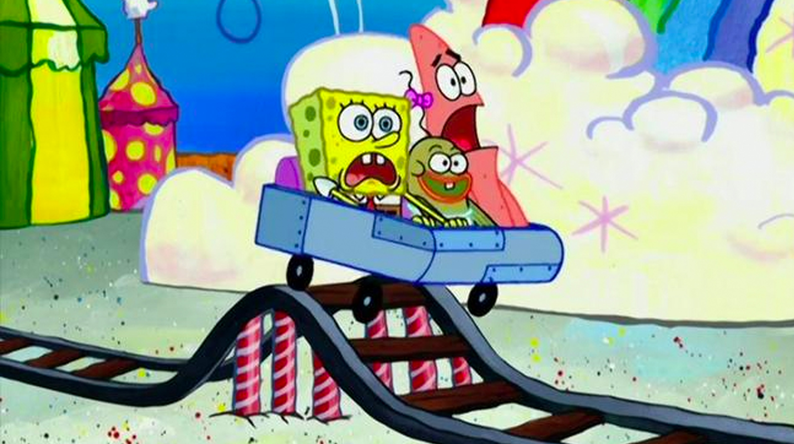 Spongebob roller coaster