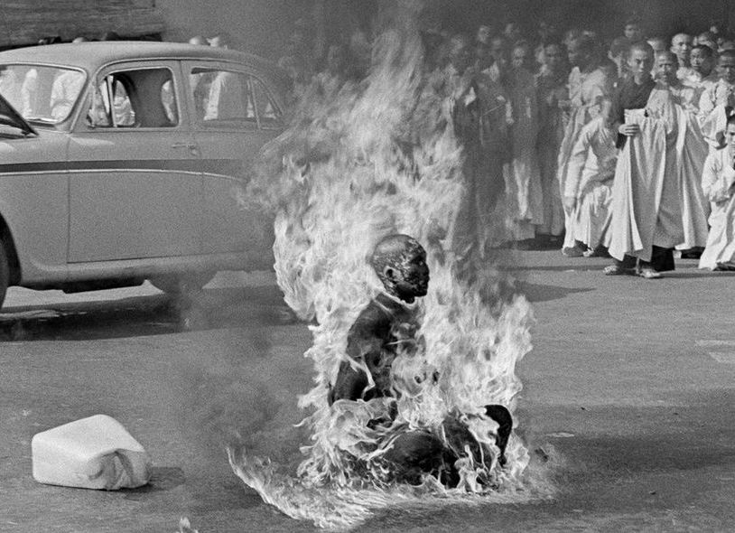 Self immolation of Thich Quang Duc