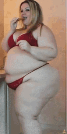 Fat white woman